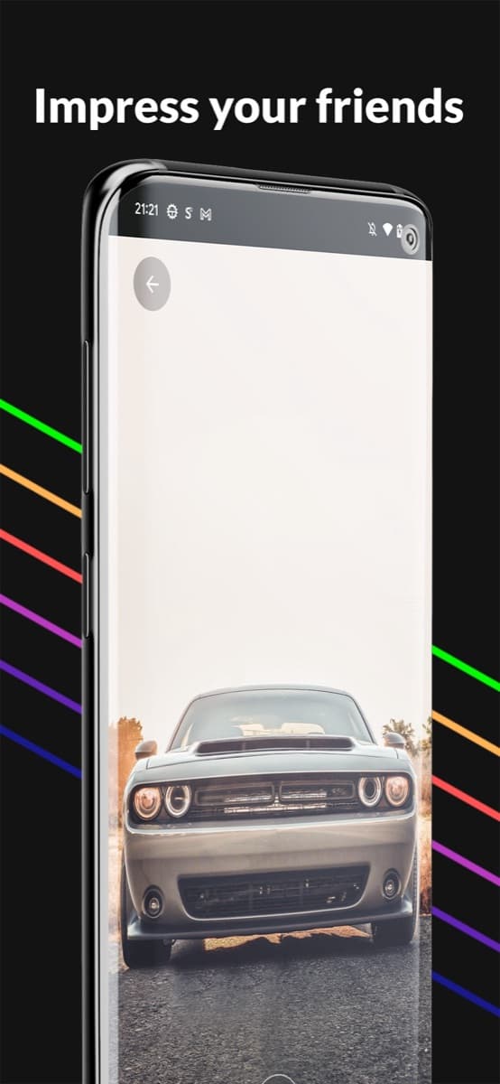 Screenshot of the Ultimate Wallpapers & Themes app, view 2